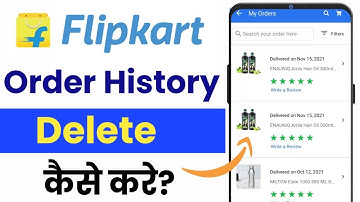 Flipkart Order History Delete Kaise Kare 2024 | How To Delete Flipkart Order History Permanently