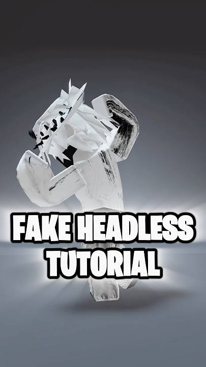 Working Fake Headless 2025 ✅ #roblox #robloxtutorial # #korblox  #dahood