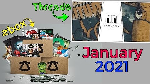Zavvi Zbox and Threads Box January 2021 | My Last Zavvi boxes