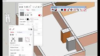 SketchUp Plugins: How to Display Tag Materials in Curic Section