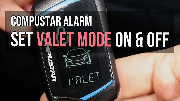 How to Turn Valet Mode On & Off, Compustar Alarm, CM7000