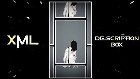 New Trend Attitude Xml Alight Motion! New Xml File By #arafatedit#am_editors_bd #xml