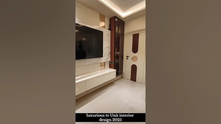 Luxurious tv Unit interior design 2025😍/living room tv Unit interior design