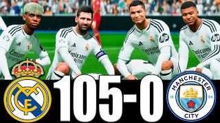 картинка: FC 25 - МЕССИ, РОНАЛДУ, НЕЙМАР И МБАППЕ | ВСЕ ЗВЕЗДЫ | РЕАЛ МАДРИД 100-0 МАНЧЕСТЕР ЮНАЙТЕД
