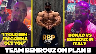 BEHROUZ PLAN B / BONAC CONFIRMS ITALY / SAS SENDS WARNING SHOT / RBP News