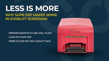 Less is More:  Why SUPR-DSF Makes Sense in Stability Screening