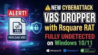 🚀 LATEST VBS DROPPER – Fully Undetected on Windows 10/11 | Rsquare RAT Payload