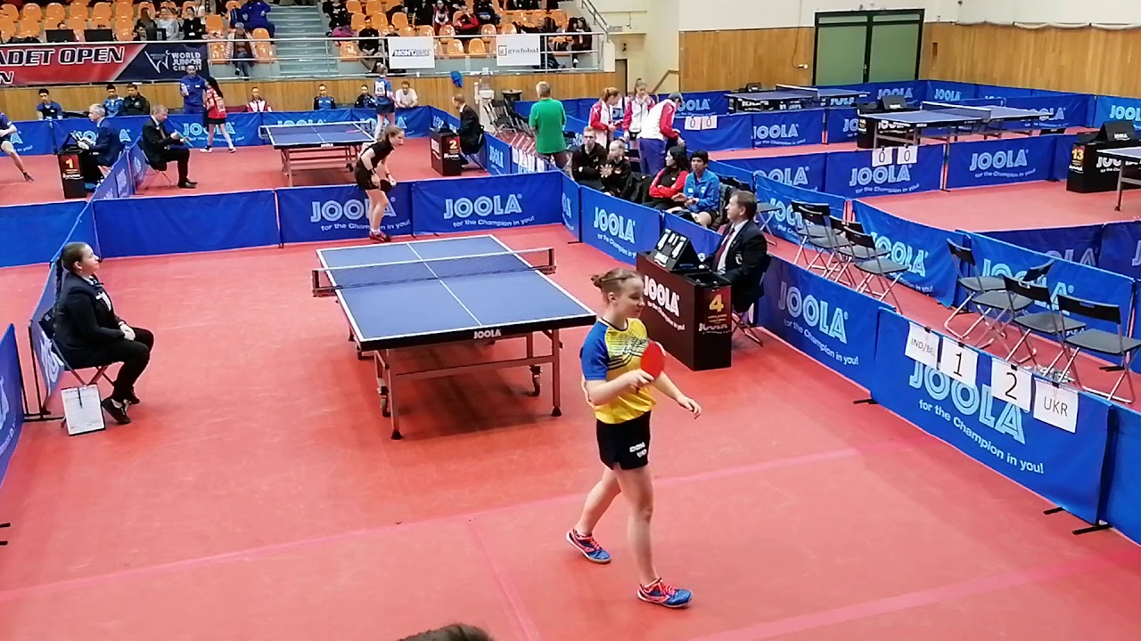 MATIUNINA Veronika UKR - VAN HAUWAERT Julie BEL