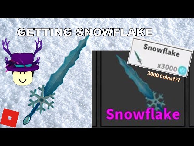 Roblox Murder Mystery 2 Mm2 godlys SNOWFLAKE