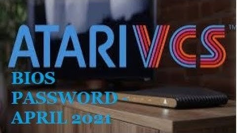 Atari VCS BIOS Password Apr 2021