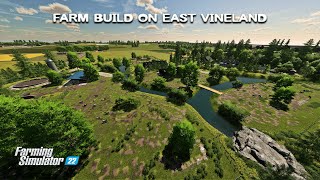 YOU NEVER SAW COW FARM BUILD LIKE THIS in America | East Vineland | Fs22 Timelapse | Part 1