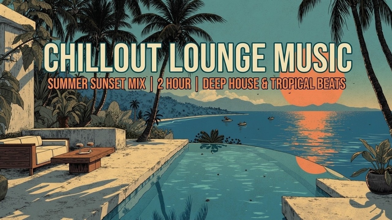 Luxury chillout lounge - Relaxing music for sunset pool vibes ~ Deep ...