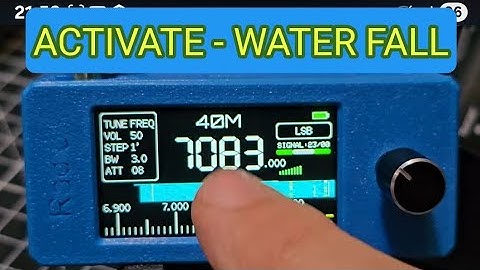  Si4732 Receiver , Enable Waterfall
