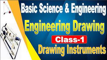 Engineering Drawing Class 1, Drawing Instruments Special for all ALP & technician | SRINIVAS Mech
