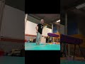 One leg squat tunnel flip