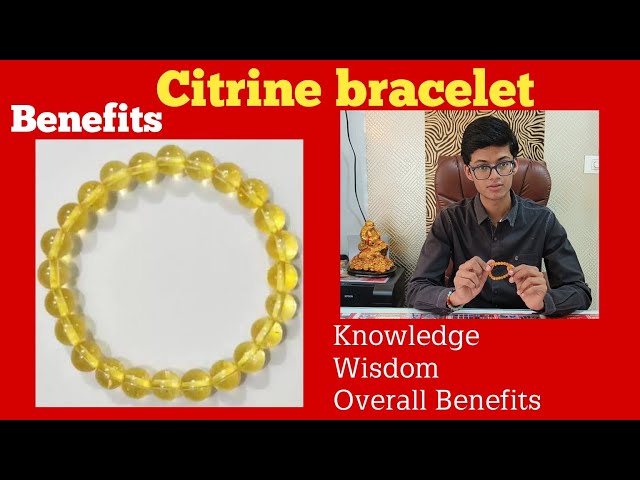 Citrine Bracelet - Certified 8mm Natural Stone Bracelet– Imeora