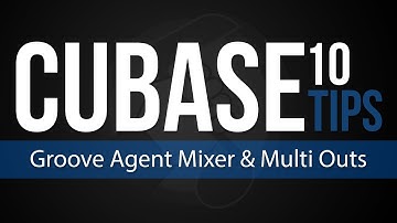Cubase Tips | How To Use Groove Agent SE Mixer & Set Multi Outs