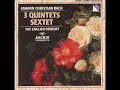 Johann Christian Bach: Quintet in D, op. 22, no. 1 (English Concert)