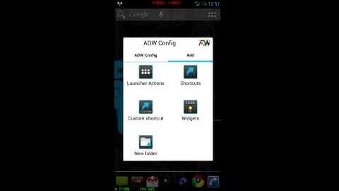 ADW Launcher Tutorial: How to add a shortcut to a group on your main screen