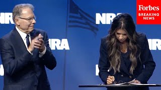 BREAKING NEWS: Kristi Noem Signs Executive Order To Protect Gun Rights At NRA Convention