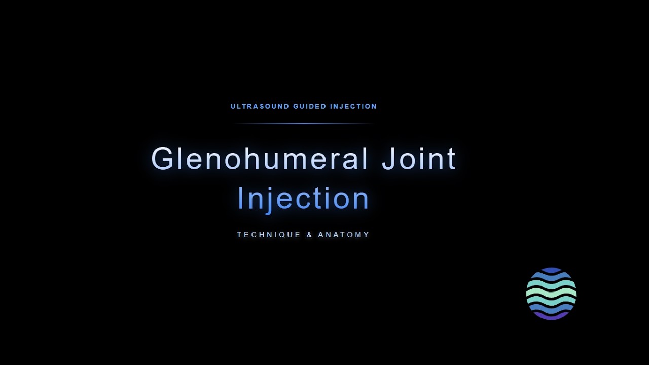 Us Guided Gh Inj Ultrasound guided Glenohumeral (shoulder) joint injection - YouTube