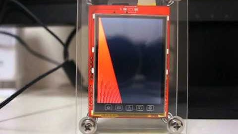 aitendoの液晶シールド（UNO026LCD7781TP）の動作