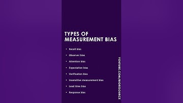 Statistical Bias: Classification, Types in Simple Terms #shorts