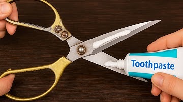 Maak een botte schaar weer vlijmscherp met alleen een muntje – geen extra gereedschap!