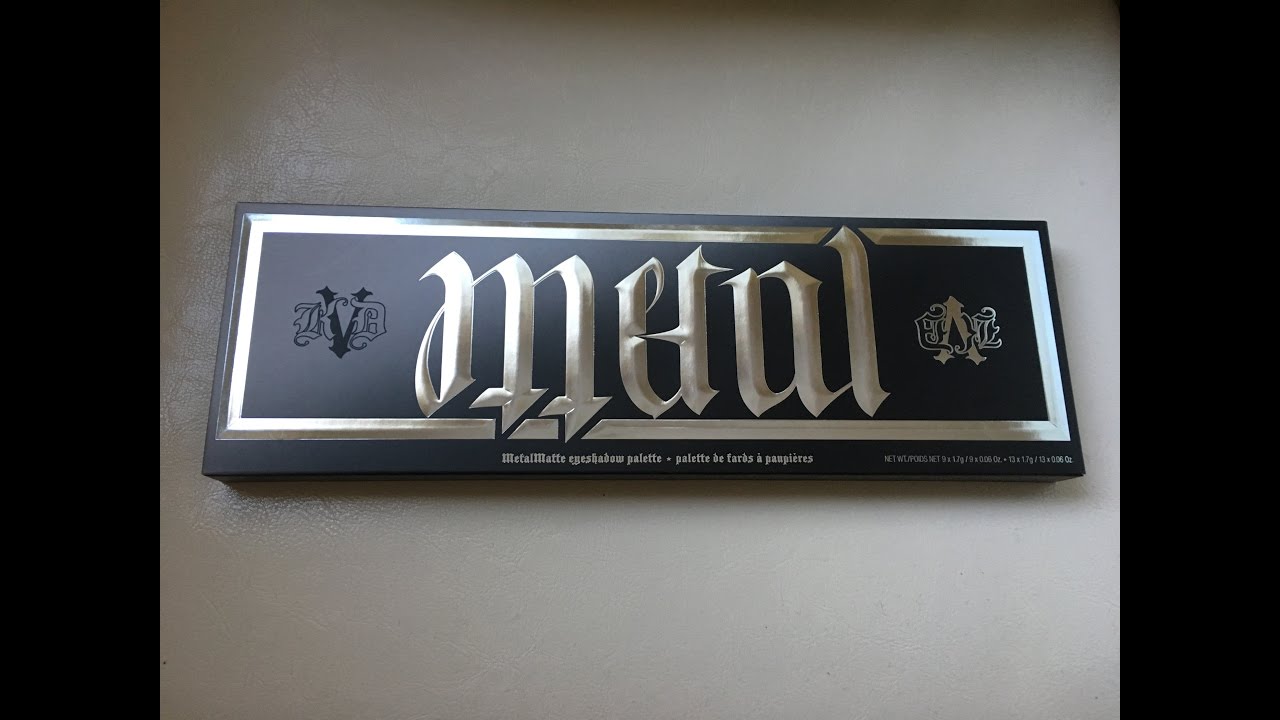 Kat Von D Metal Matte Palette  | First Impressions