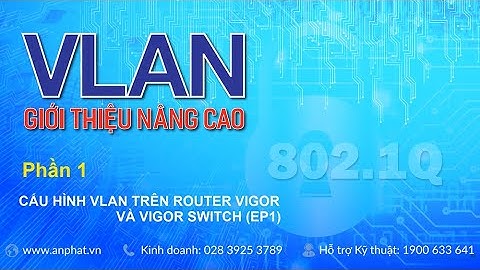 VLAN Giới thiệu nâng cao - Cấu hình VLAN trên VigorRouter và VigorSwitch (EP1)