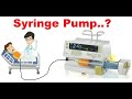 Syringe pump | how to use syringe pump | how to work syringe pump in Hindi | ADVANCE TECHNOLOGY