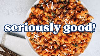 The BEST Vegan Hamburger Helper Recipe!