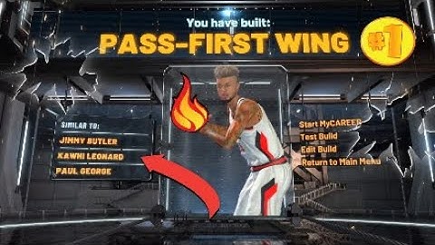 NBA2K20 Best Pass First Wing Build Video! The Most OP Rare Build in The Game?