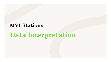 MMI Stations | Data Interpretation
