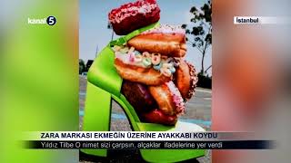 Zara Markası Ekmeğin Üzerine Ayakkabı Koydu