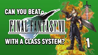 Can You Beat Final Fantasy VII Using A Class System?
