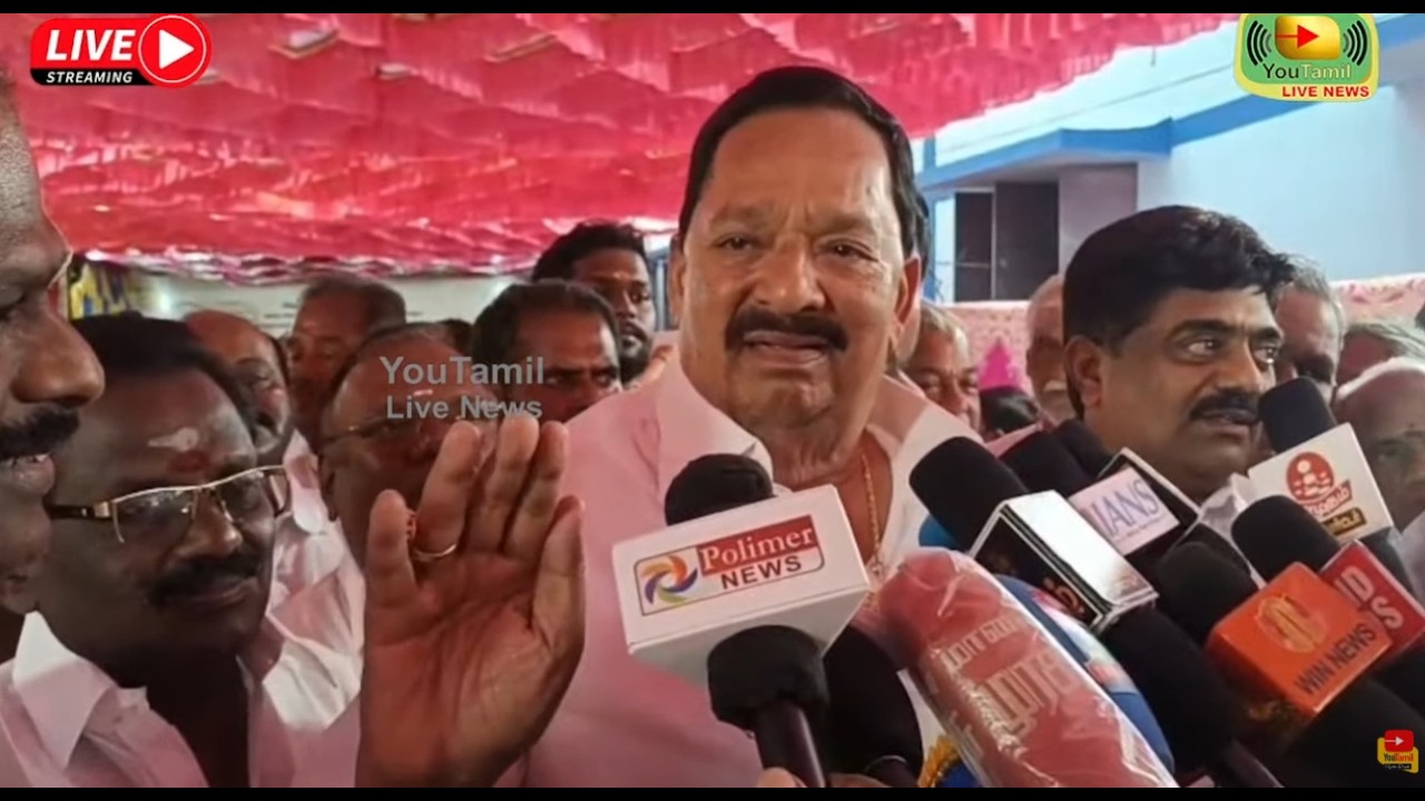 🔴 "அவர் பைத்தியம் பிடித்து அலைகிறார்!” - எடப்பாடி பழனிசாமியைப் போட்டுத் தாக்கிய அமைச்சர் ஆர்.காந்தி!