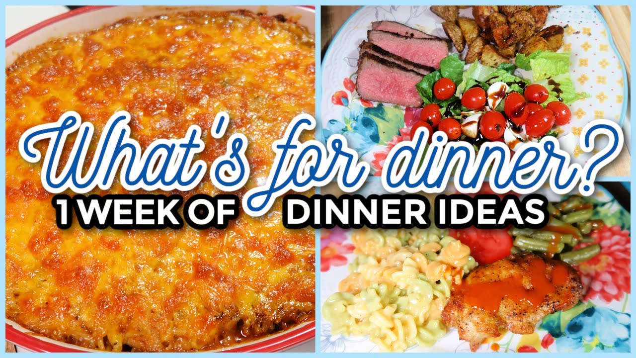 WHAT'S FOR DINNER? #232 | 7 Real-Life Family Meal Ideas - YouTube