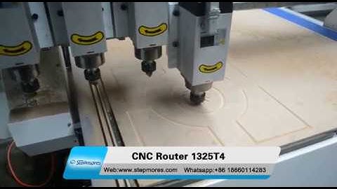 CNC Router 1325T4 from China stepmores machine