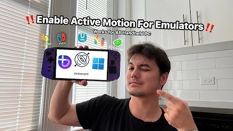 Gyroscope Enable Active Motion For Emulator‼️ For All Handheld PC