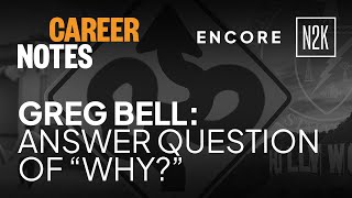 Greg Bell: Answer the question of "why?" [Open Source]