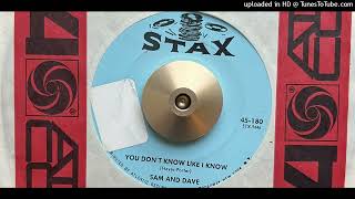 Sam and Dave - You Don't Know Like I Know (Stax) Nov. 1965