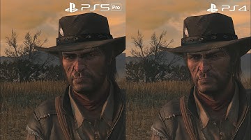 PS5 Pro vs PS4 Graphics Comparison - Red Dead Redemption 1 [4K60HD]