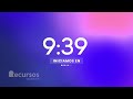 Pink Purple Countdown 10 Min – 4K