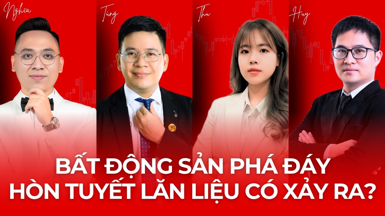 Nóng: Cổ phiếu bất động sản lại phá đáy! VNIndex liệu có bị bán tháo?