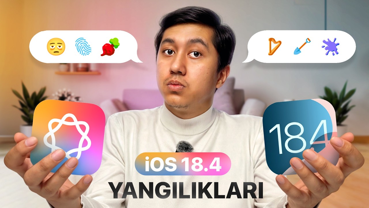 iOS 18.4 QANDAY YANGILIKLAR BOR? | O'ZBEK TILIDA