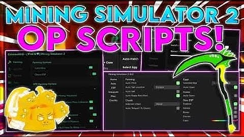 [OP] Mining Simulator 2 Script / Hack GUI | Auto Rebirth & more! |