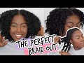 BEST METHOD! PERFECT BRAIDOUT ON 4A/4B/4C HAIR  || **VERY DETAILED**