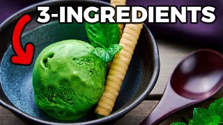 BEST Matcha Ice Cream  Homemade  No Machine