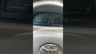 Resetting idle speed to 750 RPM